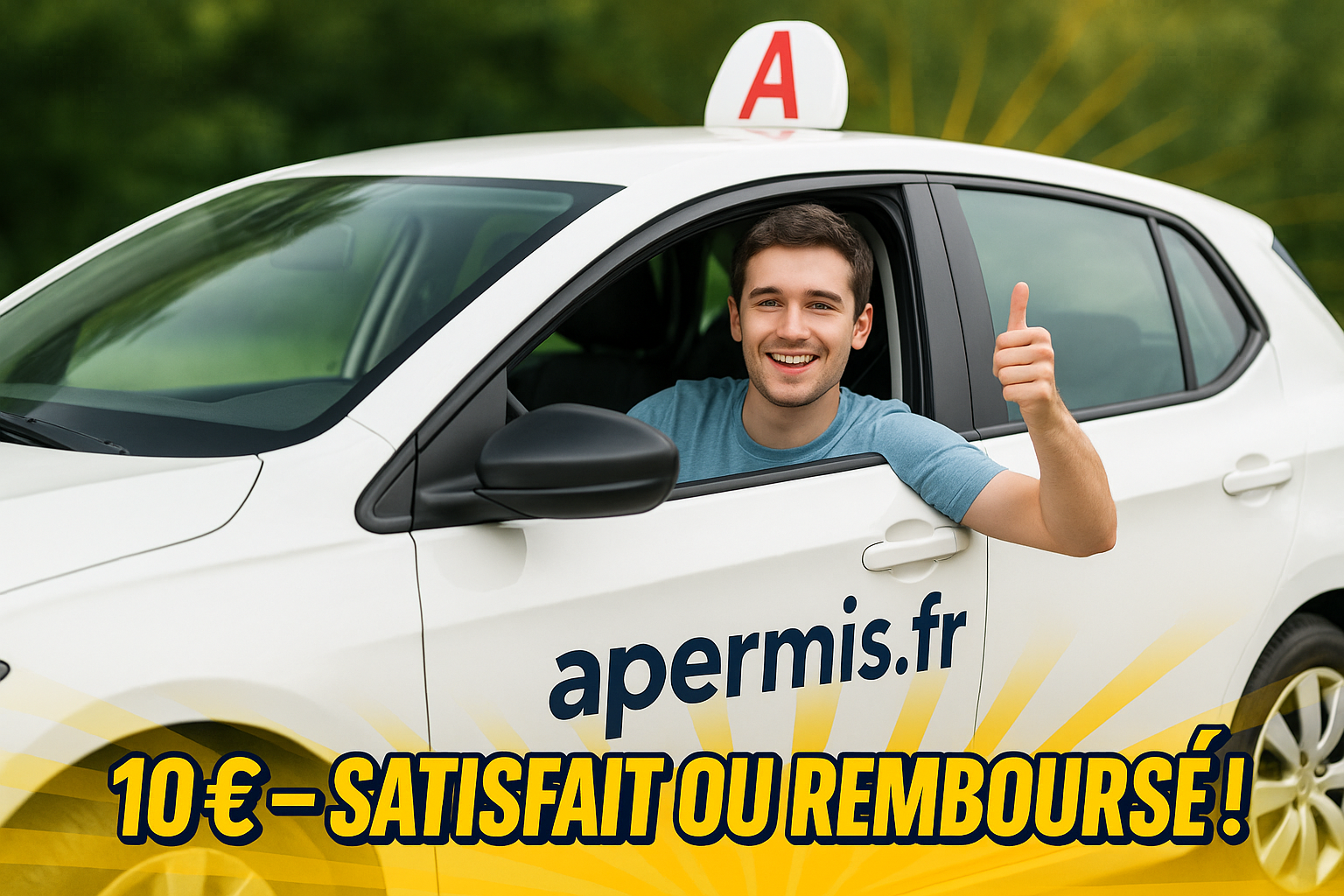 Voiture double commande à Amiens - Apermis